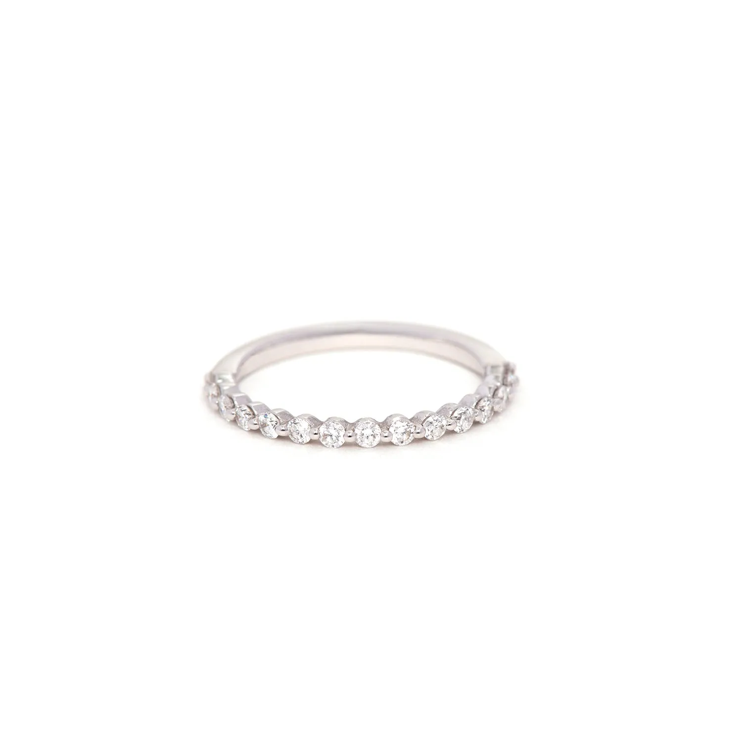 14K Single Prong Diamond Ring