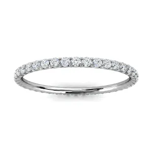 14k White Gold 0.45Ct (41) Diamond Band