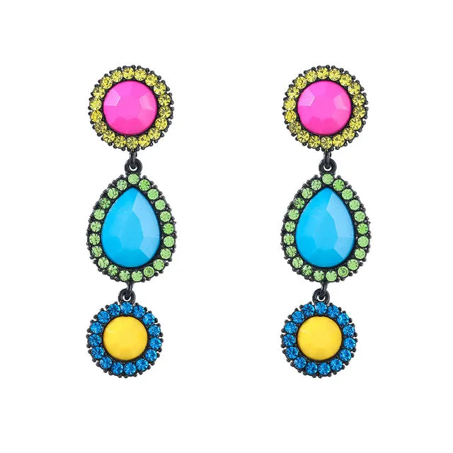 2022 ZA Bohemian Tassel Statement Earrings Jewelry For Woman Party