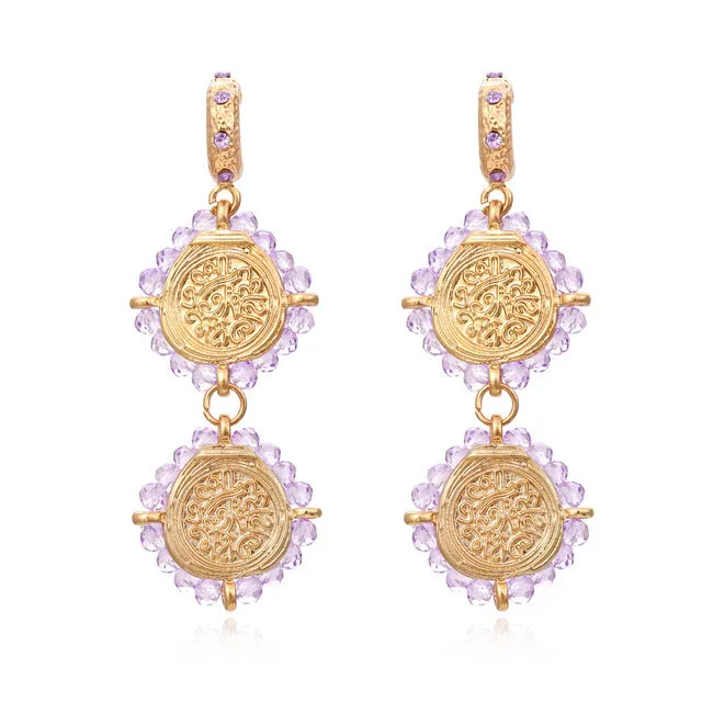 2022 ZA Bohemian Tassel Statement Earrings Jewelry For Woman Party