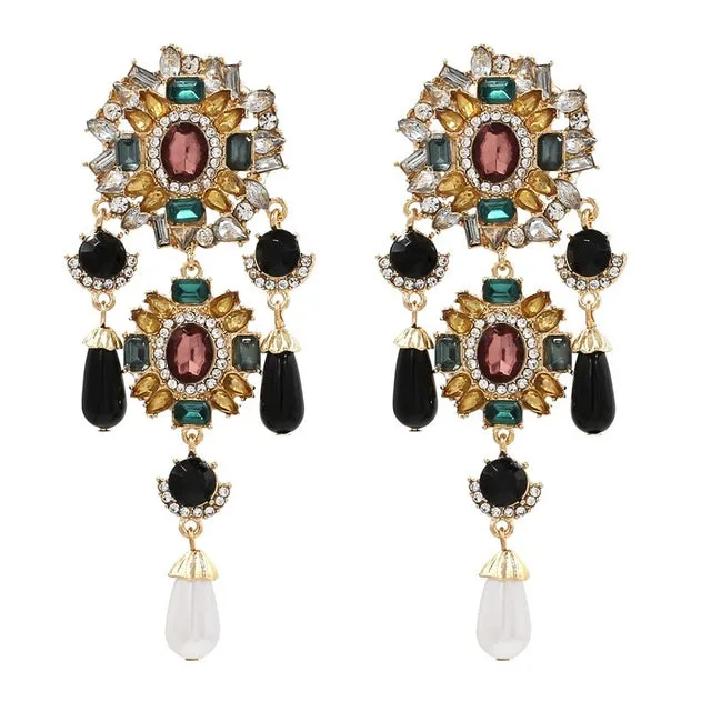 2022 ZA Bohemian Tassel Statement Earrings Jewelry For Woman Party