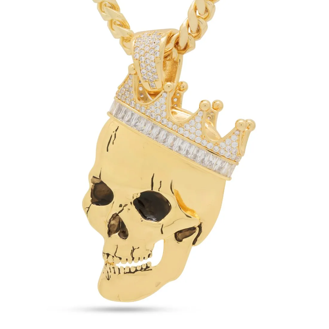 3D Boss Skull King Necklace