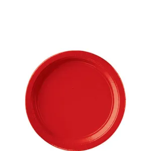 Apple Red 6.75'' Paper Plates | 20ct