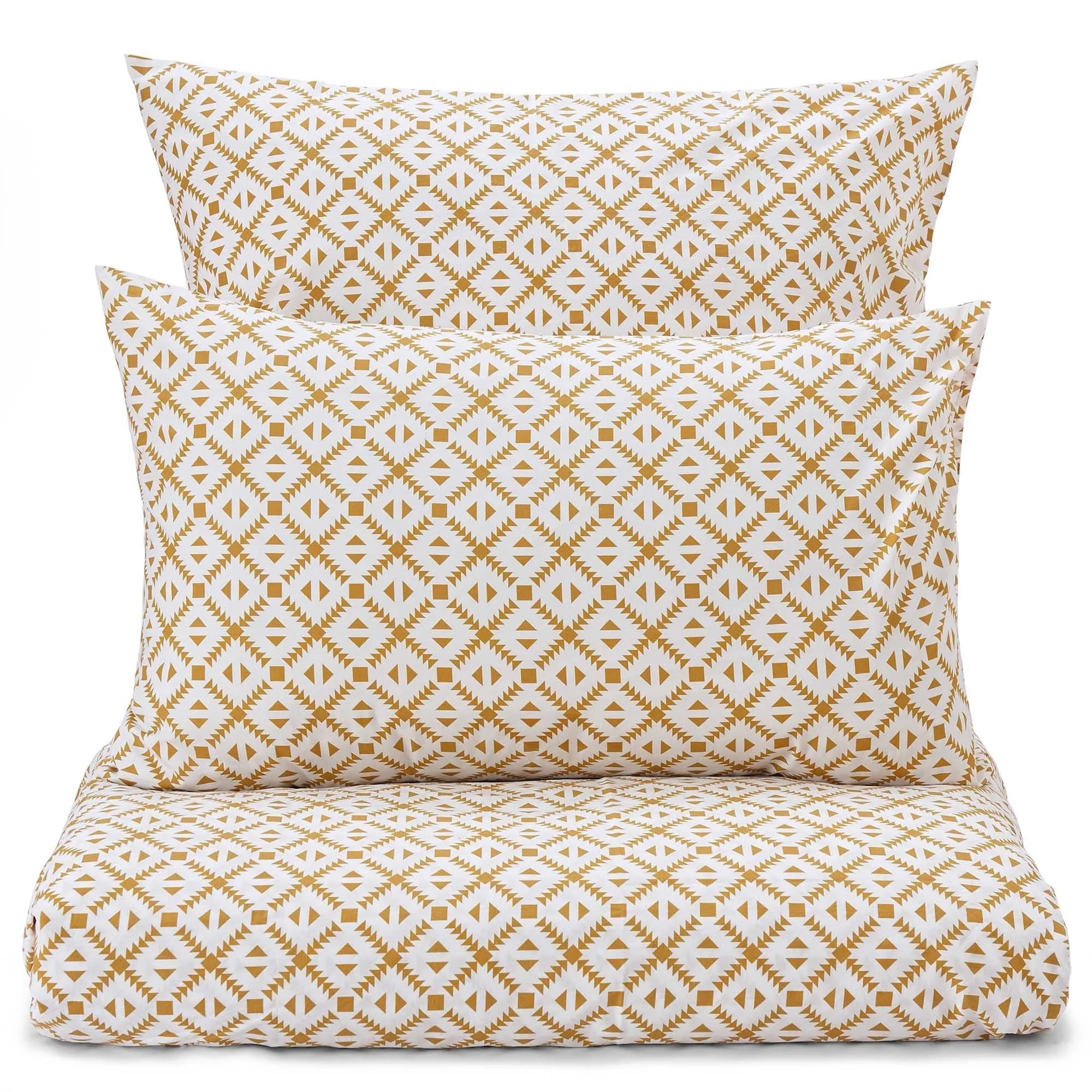 Arouca Pillowcase [White/Mustard]