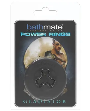 Bathmate Gladiator Premium Black Cock Ring - Enhance Performance & Comfort