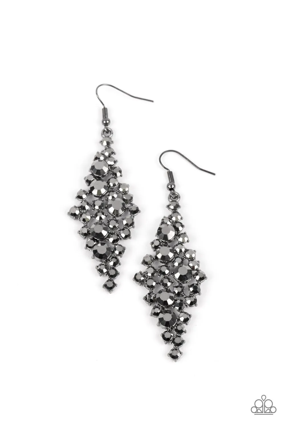 Celestial Comet - Black Earrings - Paparazzi Accessories