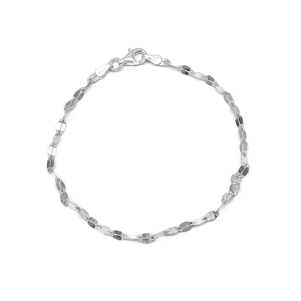 Chiaki 925 Sterling Silver Chain Bracelet