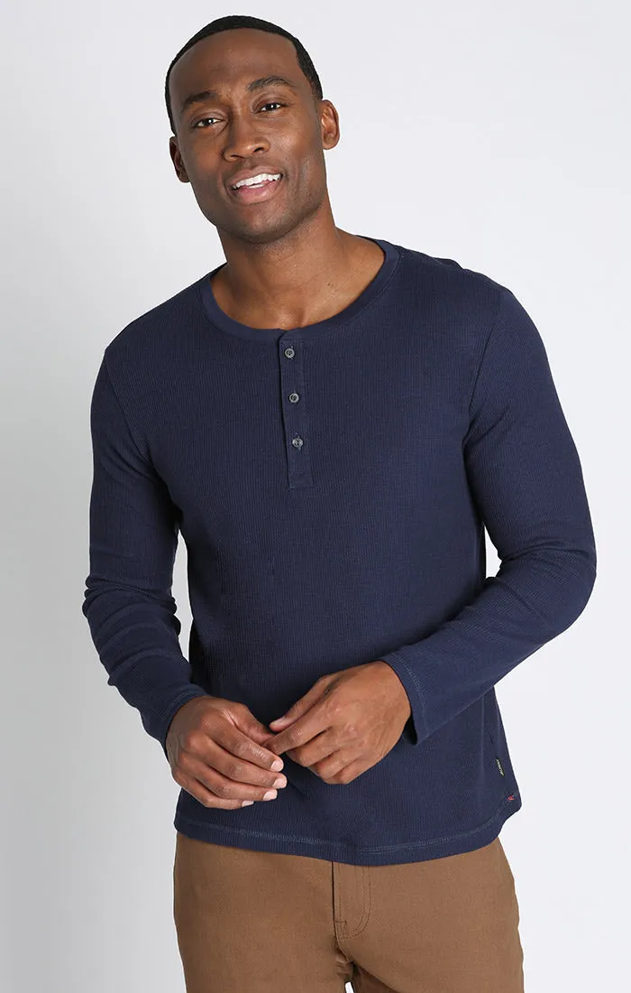 Classic Waffle Henley