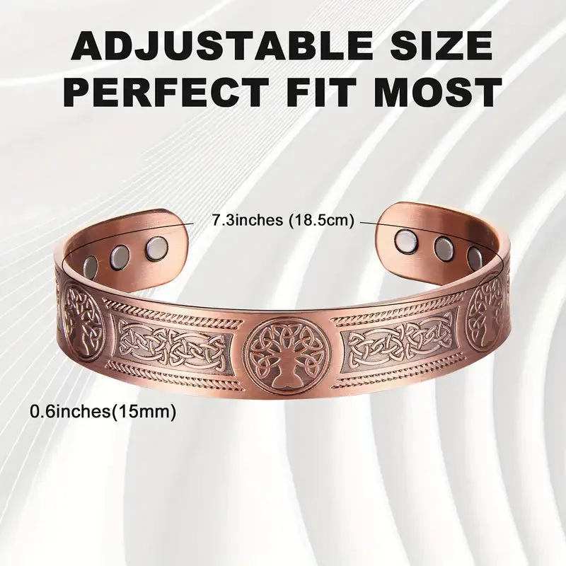 Copper Magnetic Bracelets for Men Women