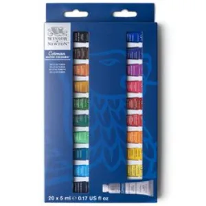 Cotman Watercolour 20 Color Tube Set (Winsor & Newton)