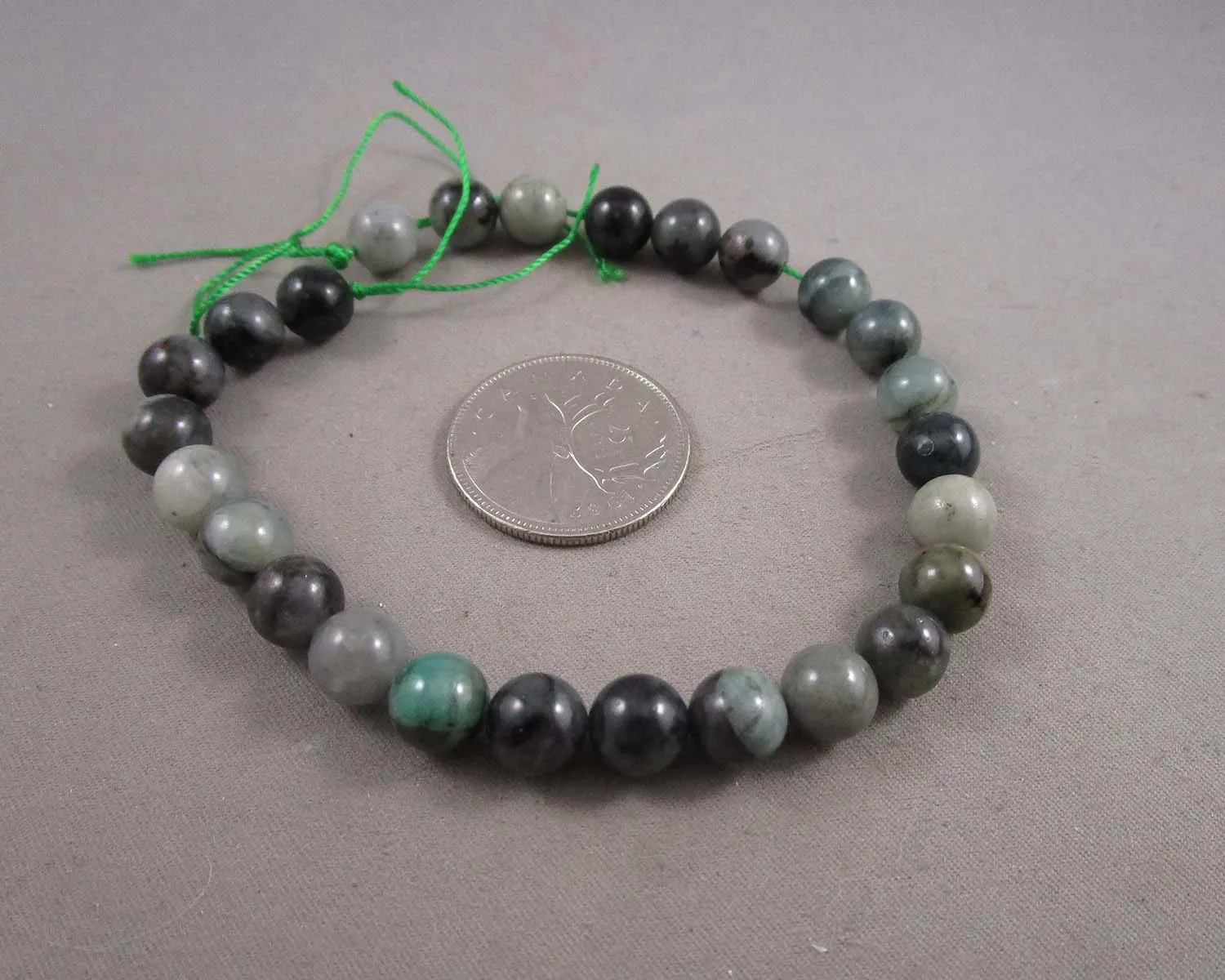 Emerald Beads Round Various Sizes