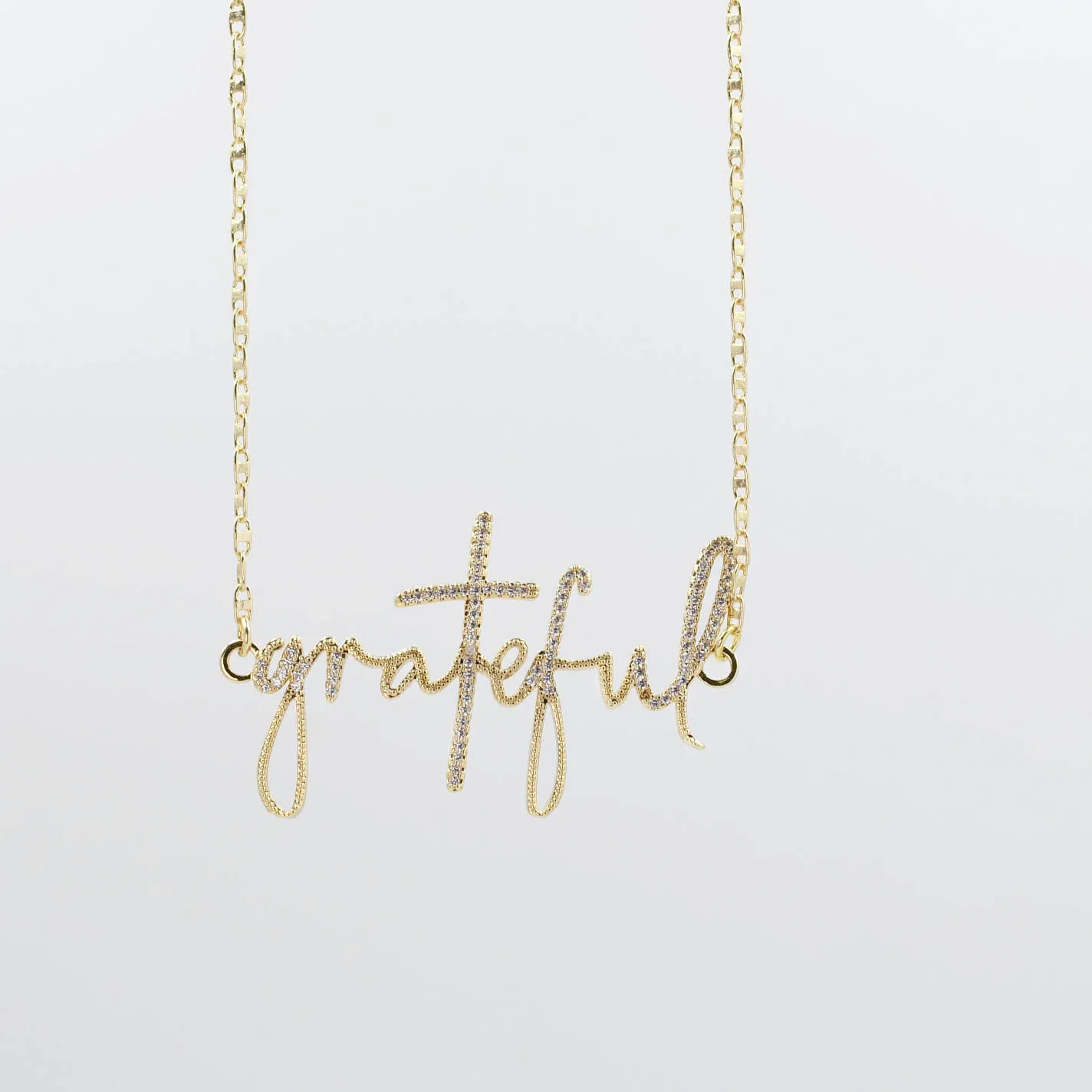 Grateful Necklace Gold I-45