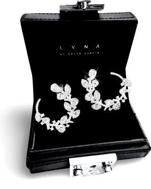 #LVNA2024 | Leaf Creolle Overlap Deco Diamond Earrings 14kt