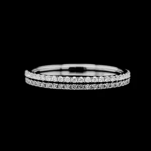 #LVNA2024 |  Round Half Eternity Diamond Ring 18kt