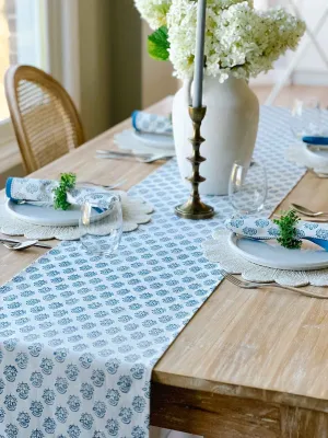 Marian Blue Table Runner