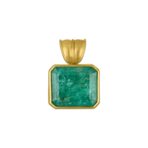 Medium Emerald Block Pendant