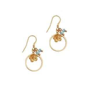 Melanie Hand Earrings - Little Flower Bud Earrings