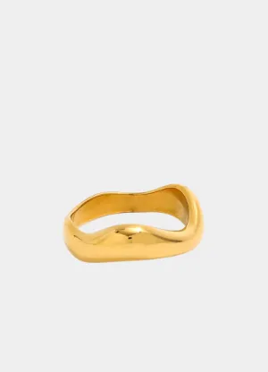 Ring | Tuva Twisted | 18K Gold Plated