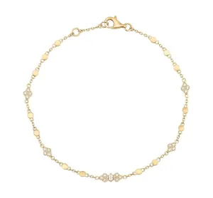 Stone Plein soleil bracelet yellow gold