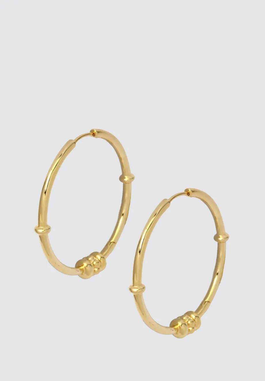 Vintage Hoops In Gold